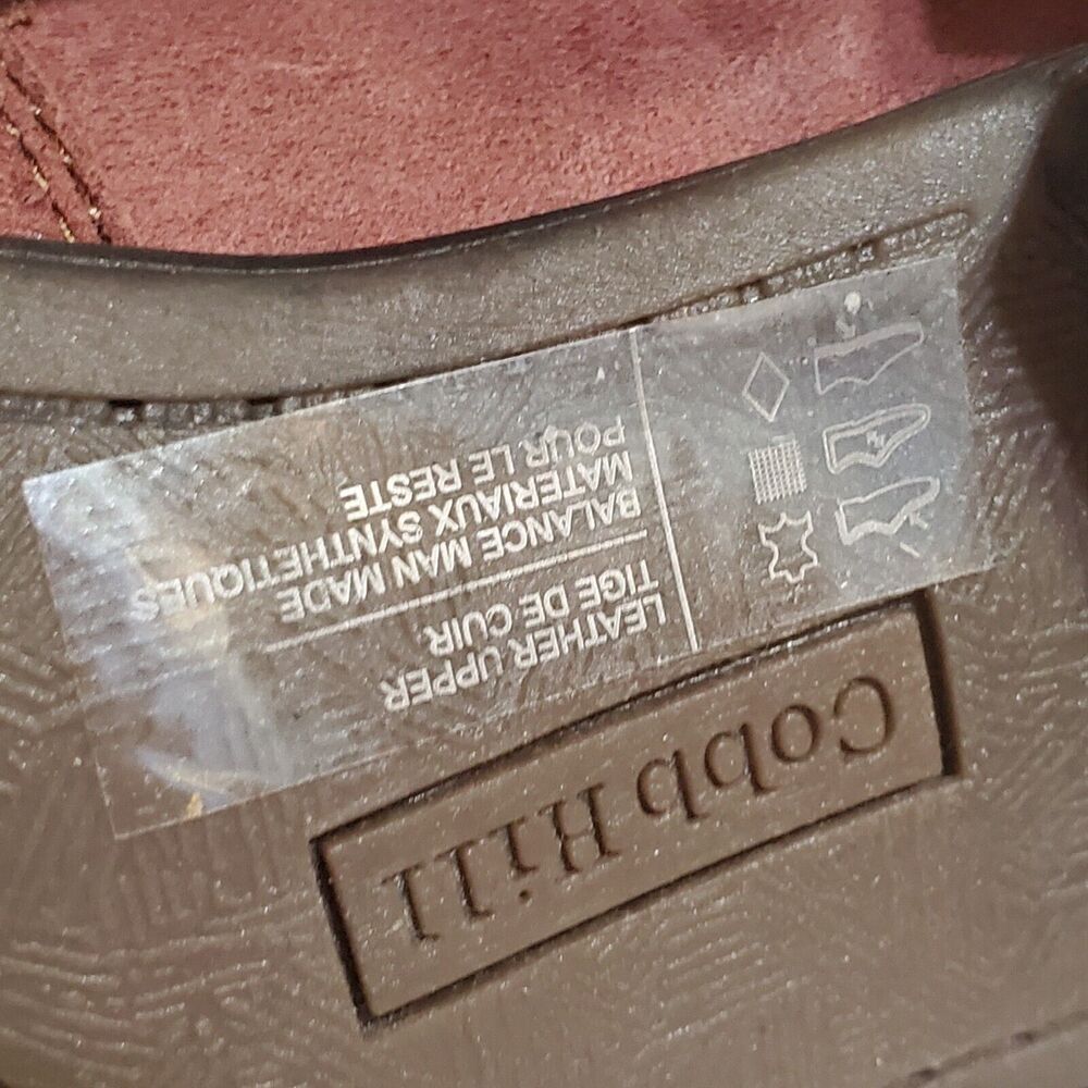 Cobb Hill by Rockport Crosbie Loafer Womens Size 7.5/38 Leather Slip On Brown - Picture 9 of 10